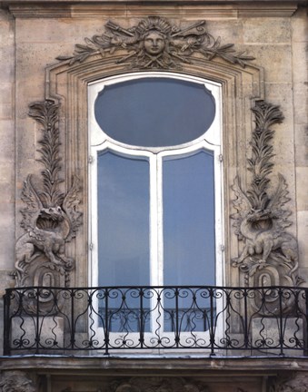 Framed Rue De Paris III Print