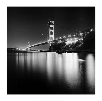 Framed Golden Gate Study Print