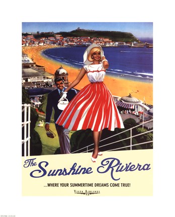 Framed Sunshine Riviera Print