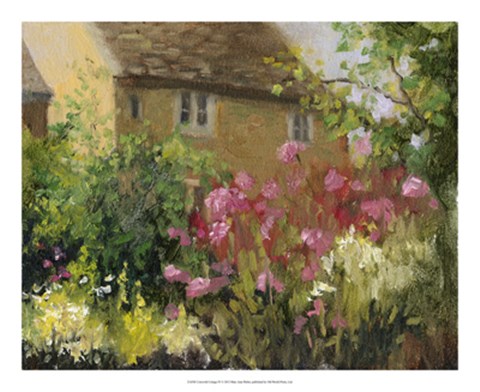 Framed Cotswold Cottage IV Print