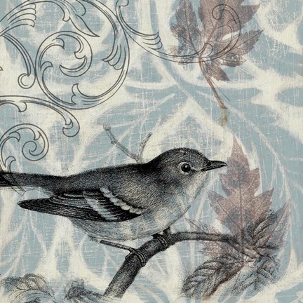 Framed Autumn Songbird I Print