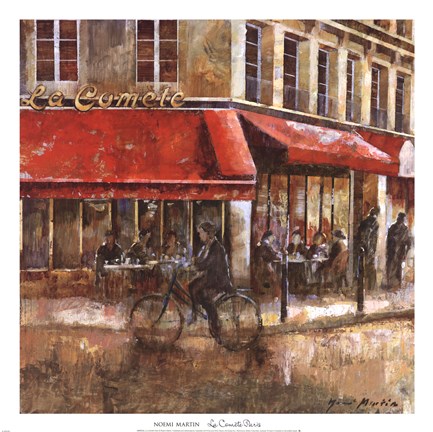 Framed La Comte Paris Print