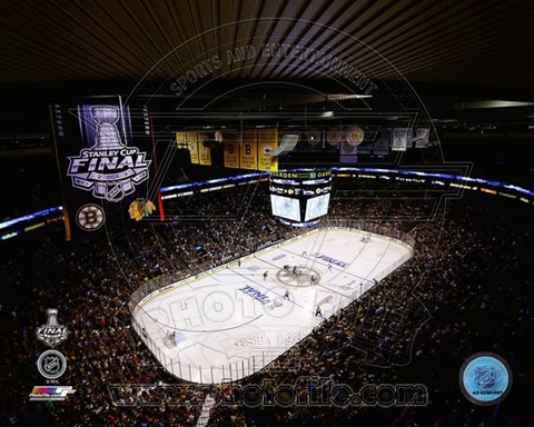 Framed TD Garden Game 3 of the 2013 Stanley Cup Finals Print