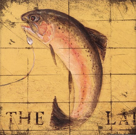 Framed Lodge Fish Print