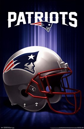 Framed New England Patriots - Logo 13 Print