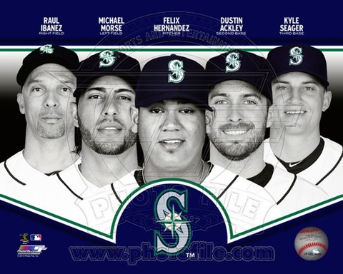 Framed Seattle Mariners 2013 Team Composite Print