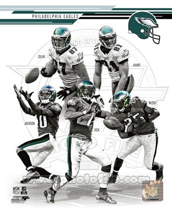 Framed Philadelphia Eagles 2013 Team Composite Print