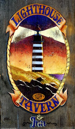 Framed Lighthouse Tavern Print
