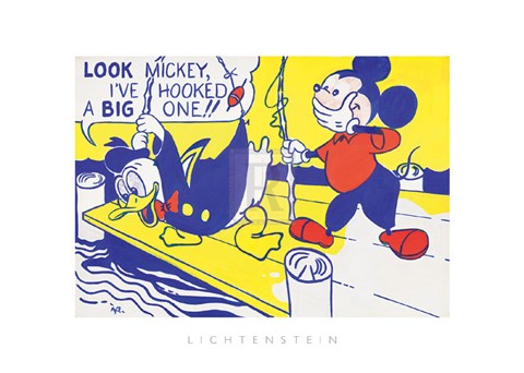 Framed Look Mickey, 1961 Print
