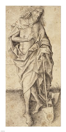 Framed Christ as the Gardener Print