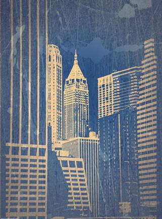 Framed Manhattan 1 Print