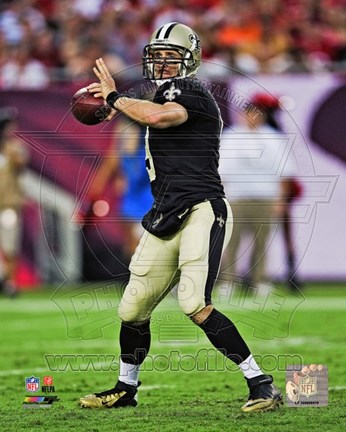 Framed Drew Brees 2013 Action Print