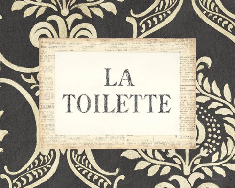 Framed La Toilette Print
