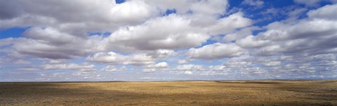Framed Clouds over open rangeland, Texas, USA Print