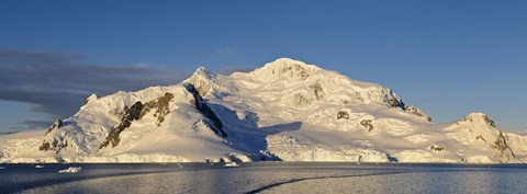 Framed Snowcapped mountain, Andvord Bay, Antarctic Peninsula Print