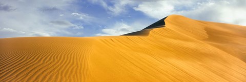Framed Sand dunes in a desert, Great Sand Dunes National Park, Colorado, USA Print