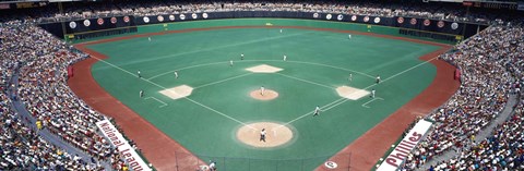 Framed Phillies vs Mets baseball game, Veterans Stadium, Philadelphia, Pennsylvania, USA Print