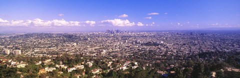 Framed Cityscape, Los Angeles, California, USA Print