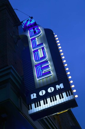 Framed Blue Room Jazz Club, 18th &amp; Vine Historic Jazz District, Kansas City, Missouri, USA Print