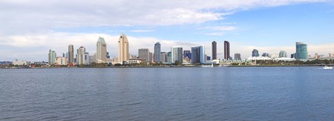 Framed Buildings at the waterfront, San Diego, San Diego County, California, USA 2010 Print