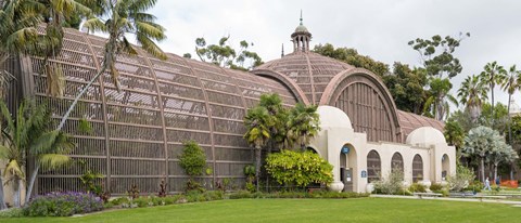Framed Botanical Building in Balboa Park, San Diego, California, USA Print