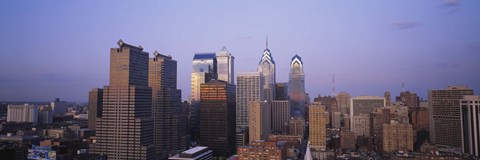 Framed Skyscrapers in Philadelphia Print