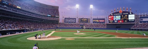 Framed USA, Illinois, Chicago, White Sox, baseball Print