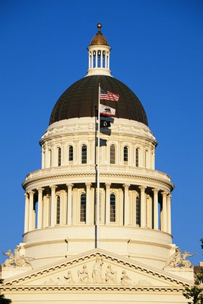 Framed California State Capitol Building Sacramento CA Print