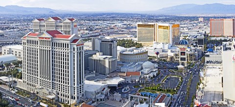 Framed Strip, Las Vegas, Clark County, Nevada, USA Print