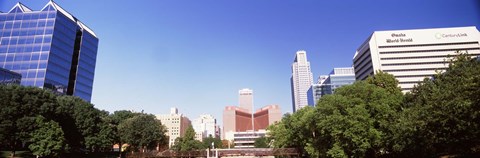 Framed Buildings in a city, Omaha, Nebraska Print