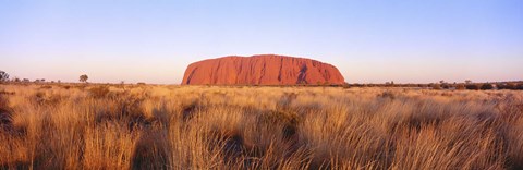 Framed Ayers Rock, Uluru-Kata Tjuta National Park, Australia Print