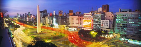 Framed Plaza De La Republica, Buenos Aires, Argentina Print