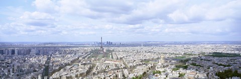 Framed High angle view of Eiffel Tower, Paris, France Print