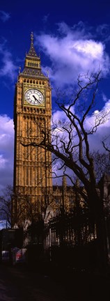 Framed Low Angle View Of Big Ben, London, England, United Kingdom Print