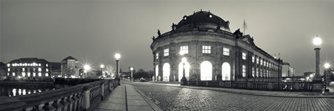 Framed Bode-Museum on the Museum Island at the Spree River, Berlin, Germany Print