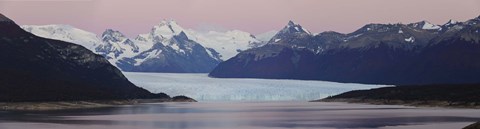 Framed Glaciers and mountains, Moreno Glacier, Argentine Glaciers National Park, Patagonia, Argentina Print