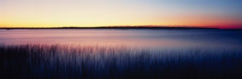 Framed Sunrise Lake Michigan WI USA Print