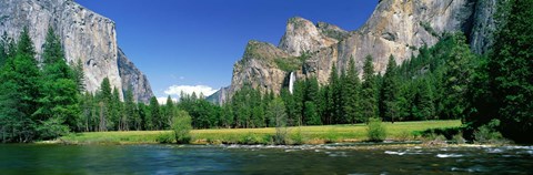 Framed Bridal Veil Falls, Yosemite National Park, California, USA Print