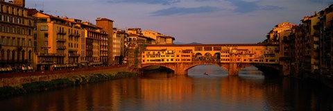 Framed Ponte Vecchio Arno River Florence Italy Print