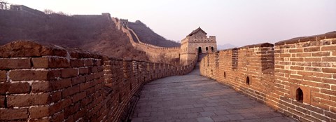 Framed Path on a fortified wall, Great Wall Of China, Mutianyu, China Print