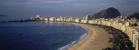 Framed Copacabana Beach, Rio De Janeiro, Brazil Print