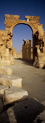 Framed Old Ruins Palmyra, Syria (vertical) Print