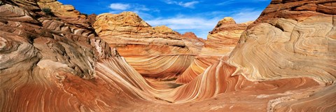 Framed Canyon on a landscape, Vermillion Cliffs, Arizona, USA Print