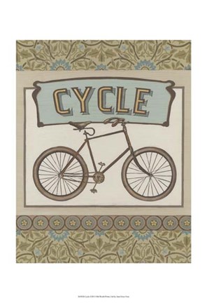 Framed Cycle Print