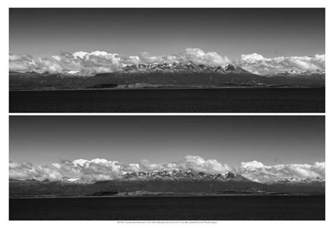 Framed Mountain Panorama Print