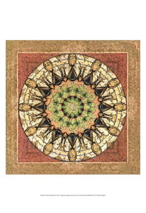 Framed Floress Mandala II Print