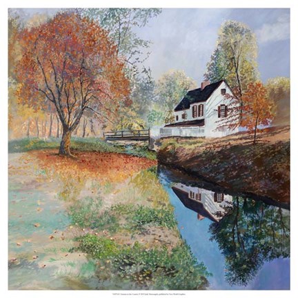 Framed Autumn in the Country Print