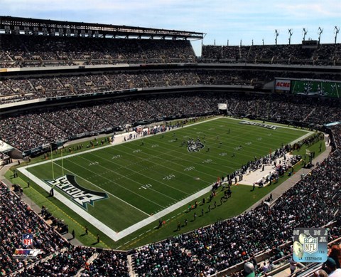 Framed Lincoln Financial Field 2013 Print