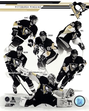Framed Pittsburgh Penguins 2013-14 Team Composite Print