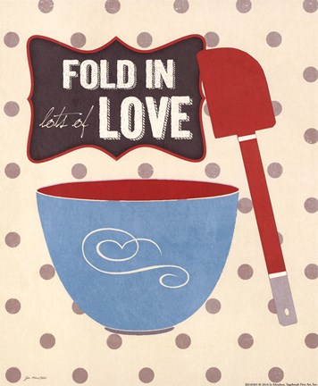 Framed Fold In Love Print